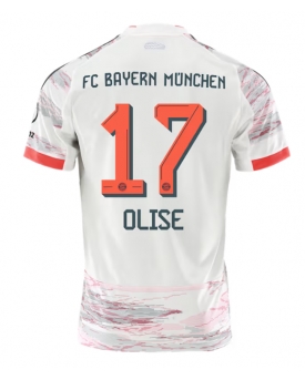 Bayern Munich Michael Olise #17 Maglia Gara Trasferta Repliche 2025-26 Maniche Corte